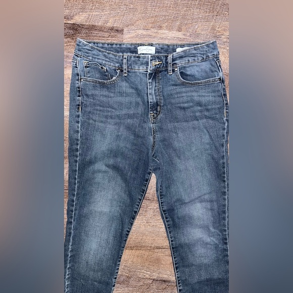 Jessica Simpson Women's Dark Blue Skinny Jeans - Picture 4 of 5